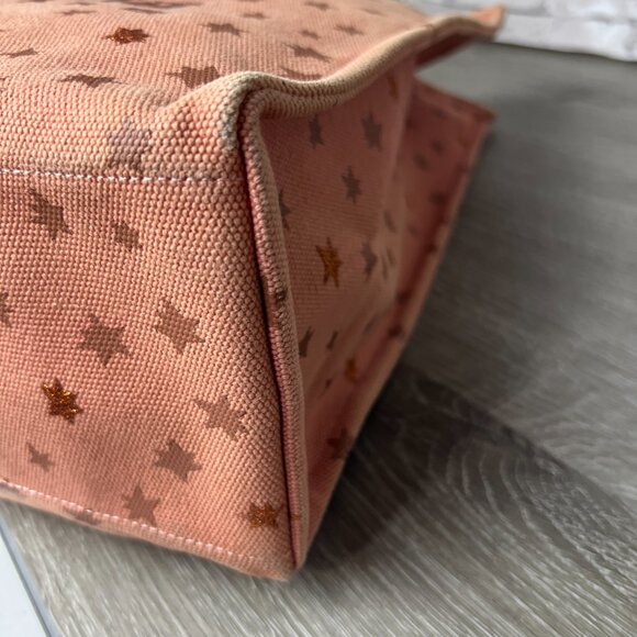 Rare Coach Unicorn Stars Pink Canvas Tote Purse Bag Rare - Picture 4 of 5